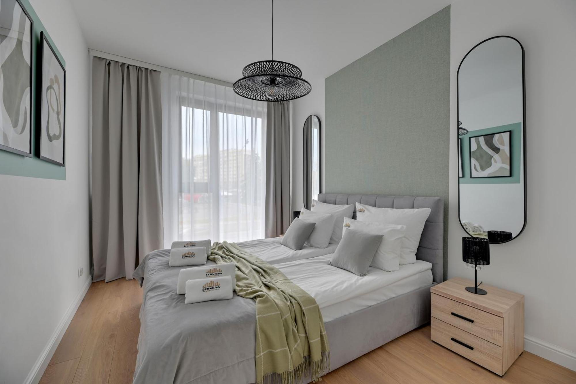 Tarasy Baltyku Seaside, Sauna, Gym & Free Parking By Downtown Apartments Гданск Стая снимка